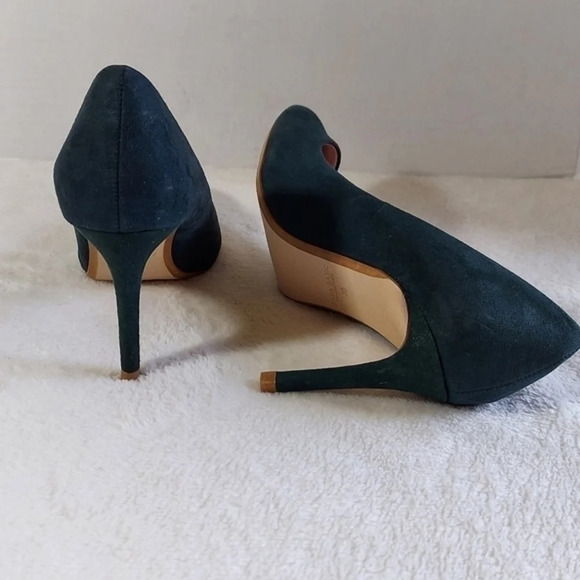 Zara Evergreen Stilletto Vegan Suede Pointed‎ Heels - Picture 8 of 13